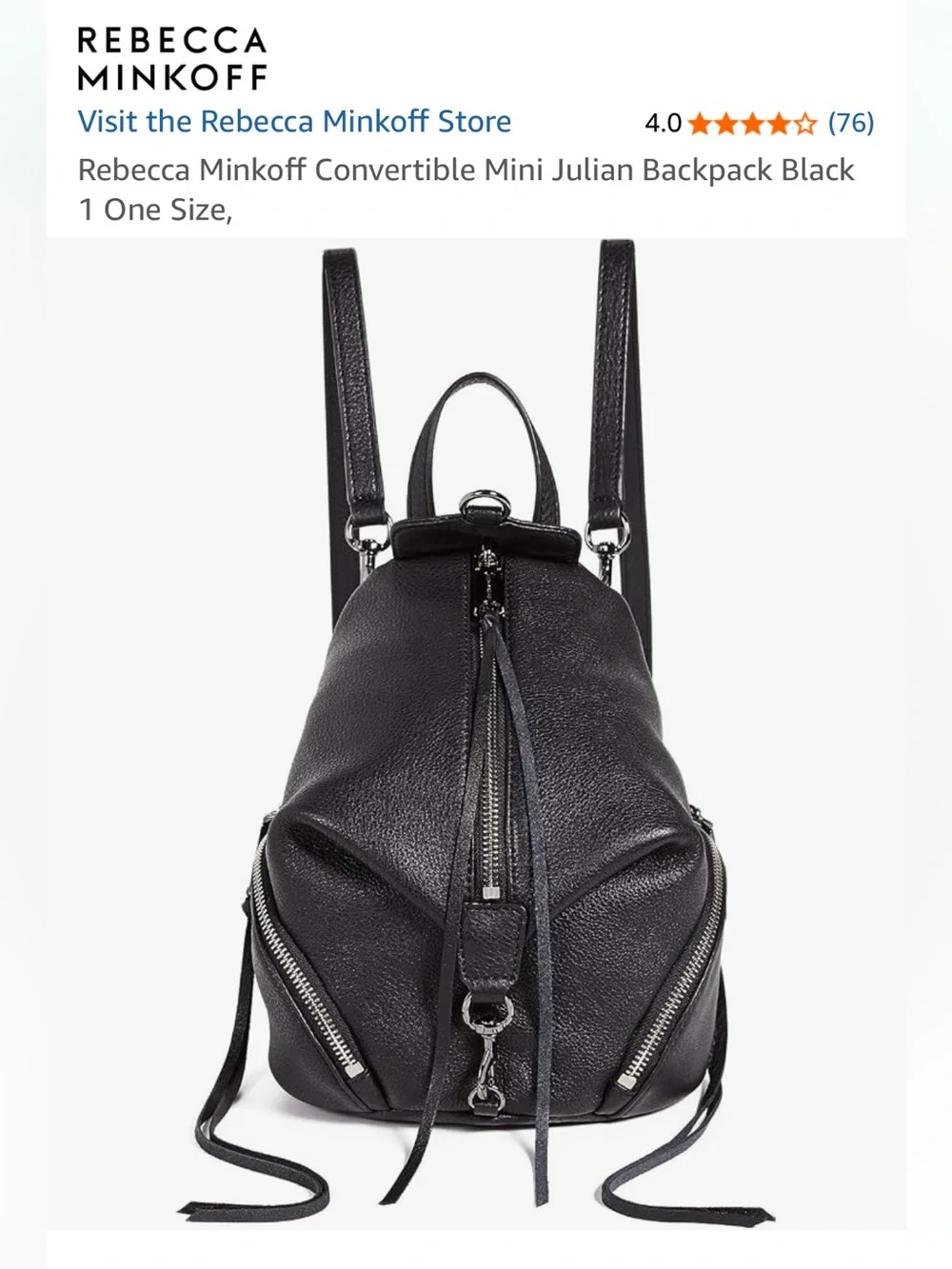 Rebecca Minkoff Julian Convertible Backpack
